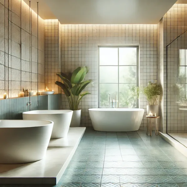 a-modern-bathroom-showcasing-different-types-of-bathtubs