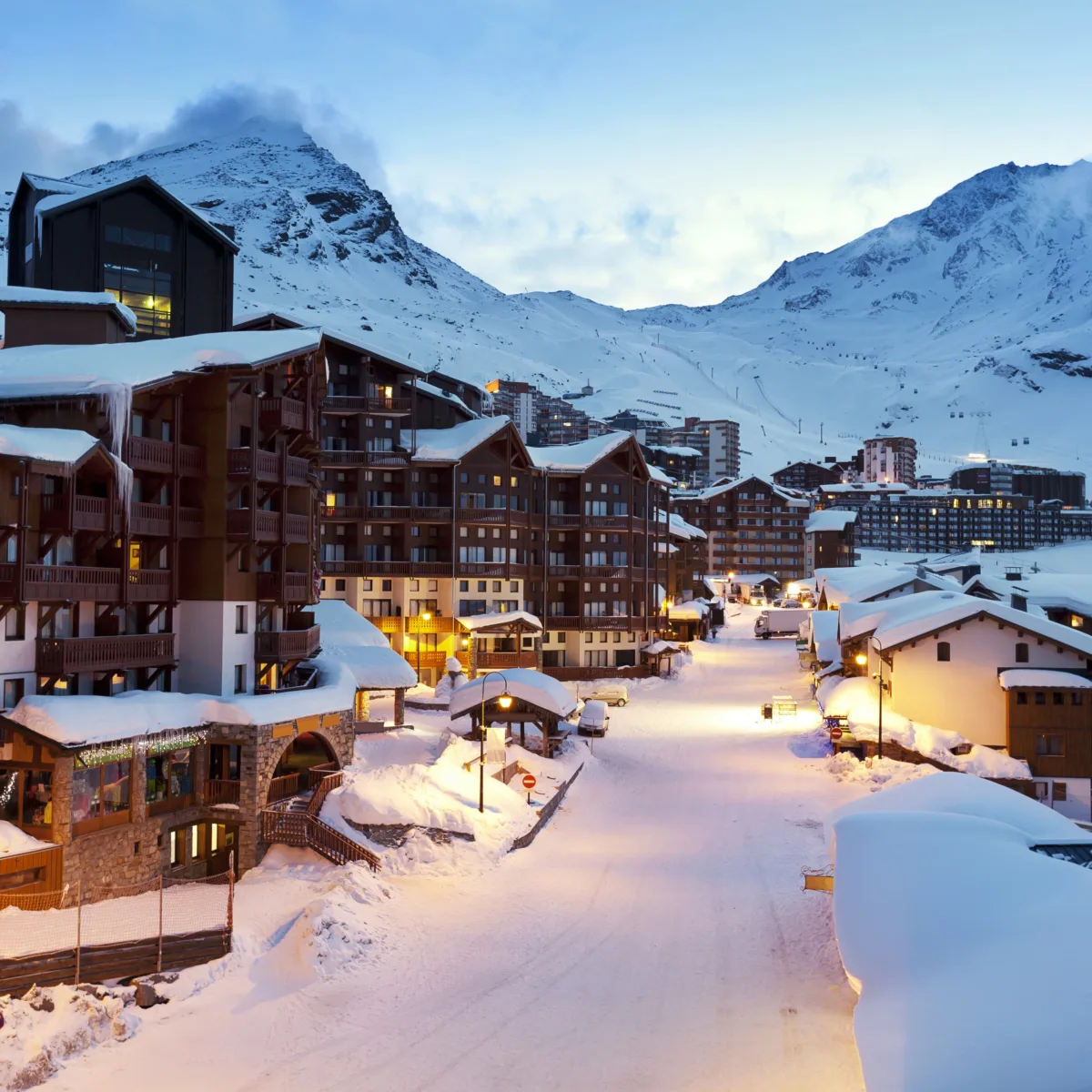 Des appartements de luxe dans les Alpes françaises